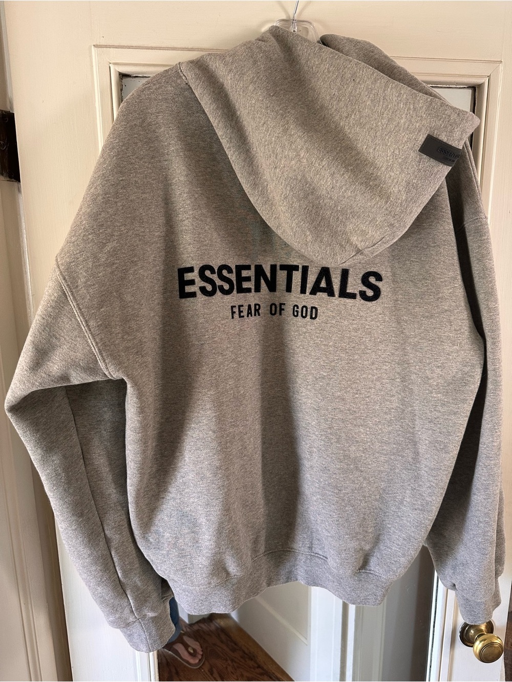 Essentials Heather Grey Pullover Hoodie